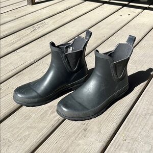 Chaps Black Ankle Boots